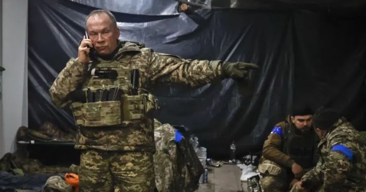 Сырский в Бахмуте